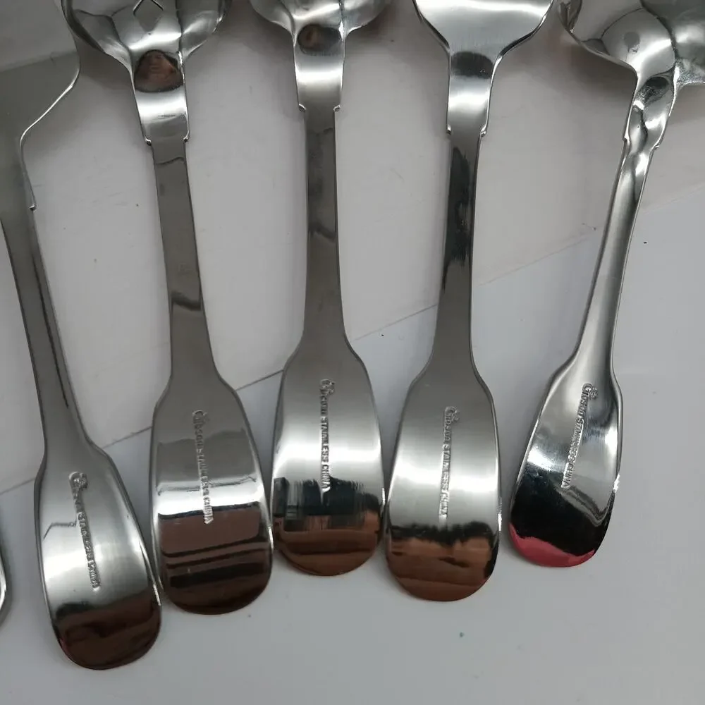 11X Gibson WATERBURY Hostess Set Serving Spoons Pie Server Ladle
